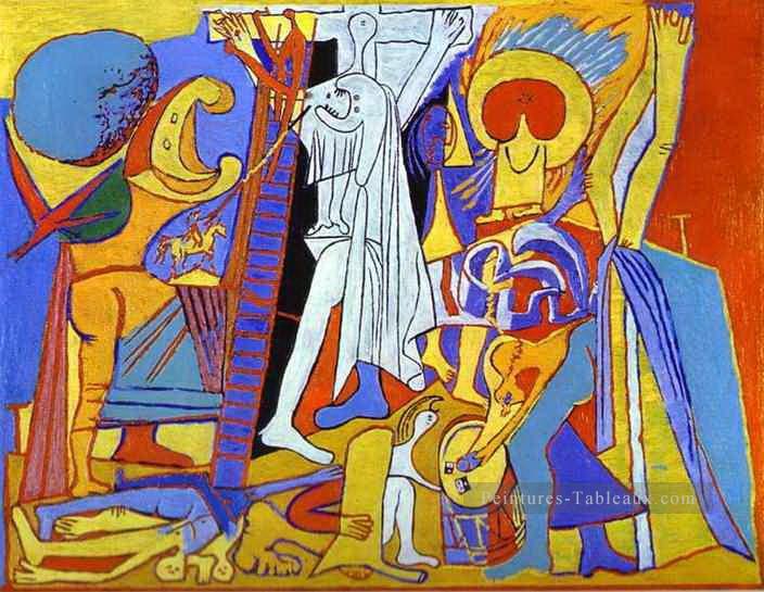 Crucifixion 1930 cubisme Pablo Picasso Peintures à l'huile